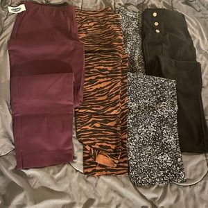 4 assorted pants